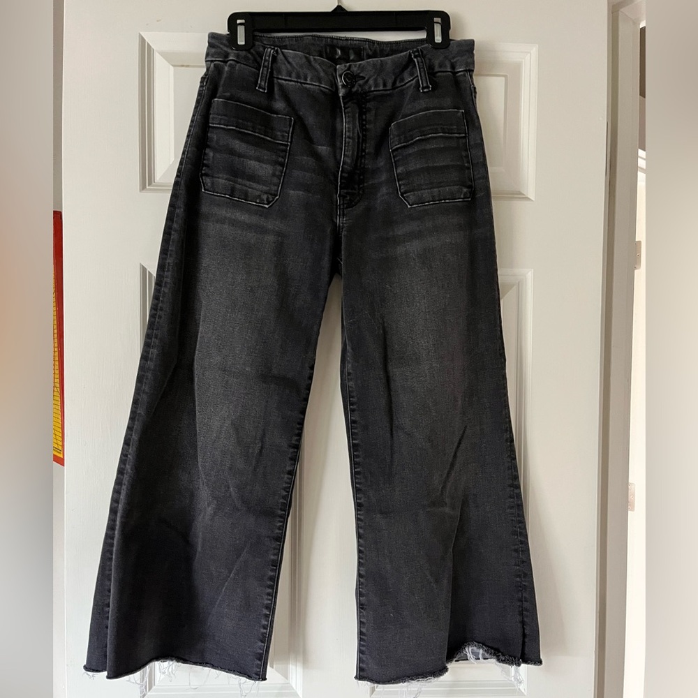 Dark Gray Denim Jeans